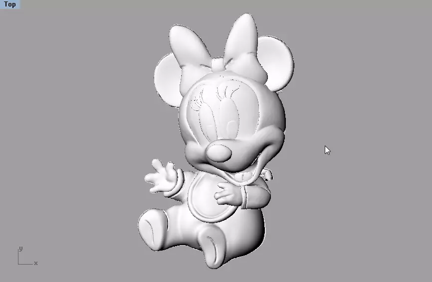 Minnie Mouse 3D print model_0