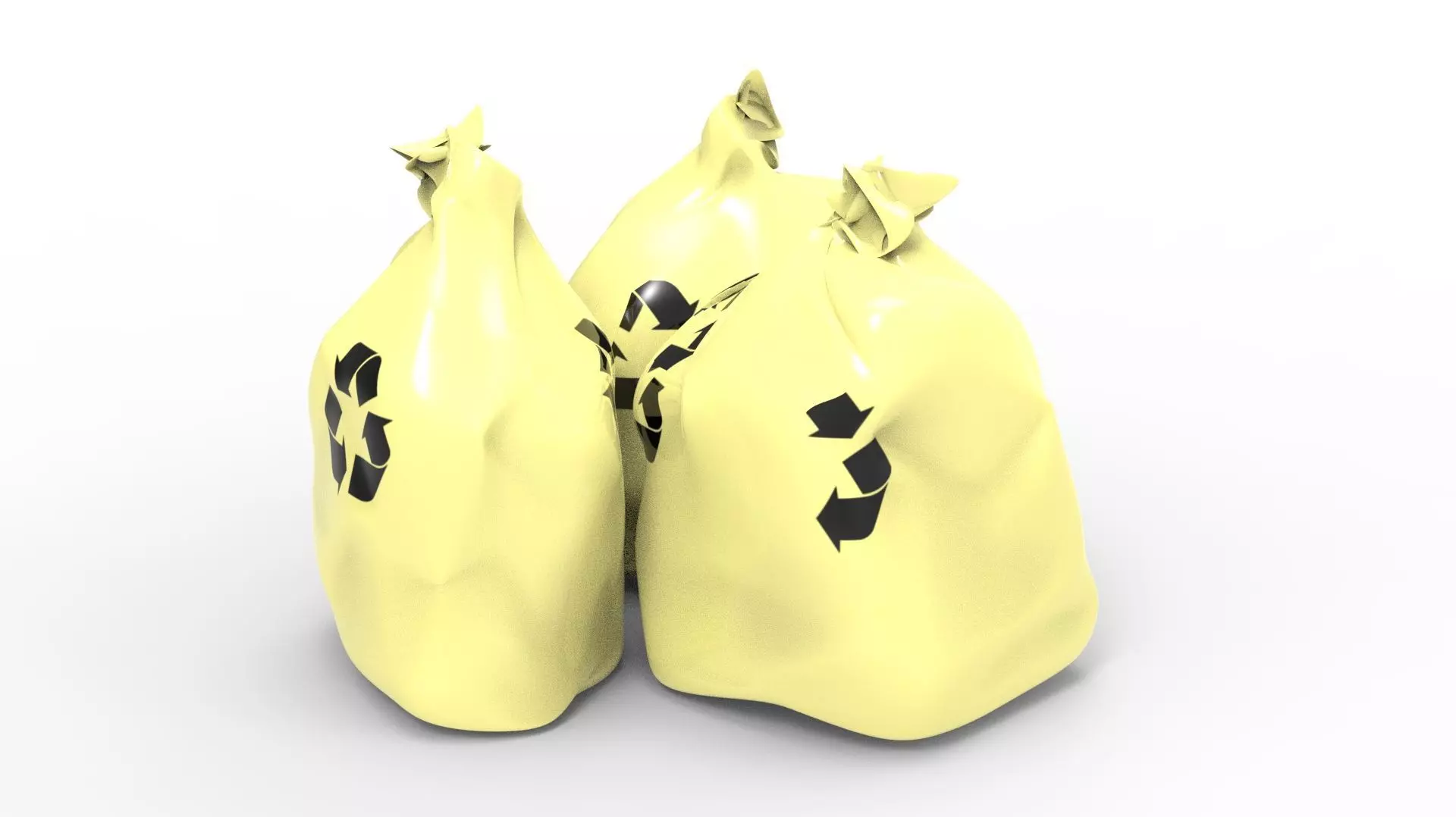 RUBBISH YELLOW 3D model_0