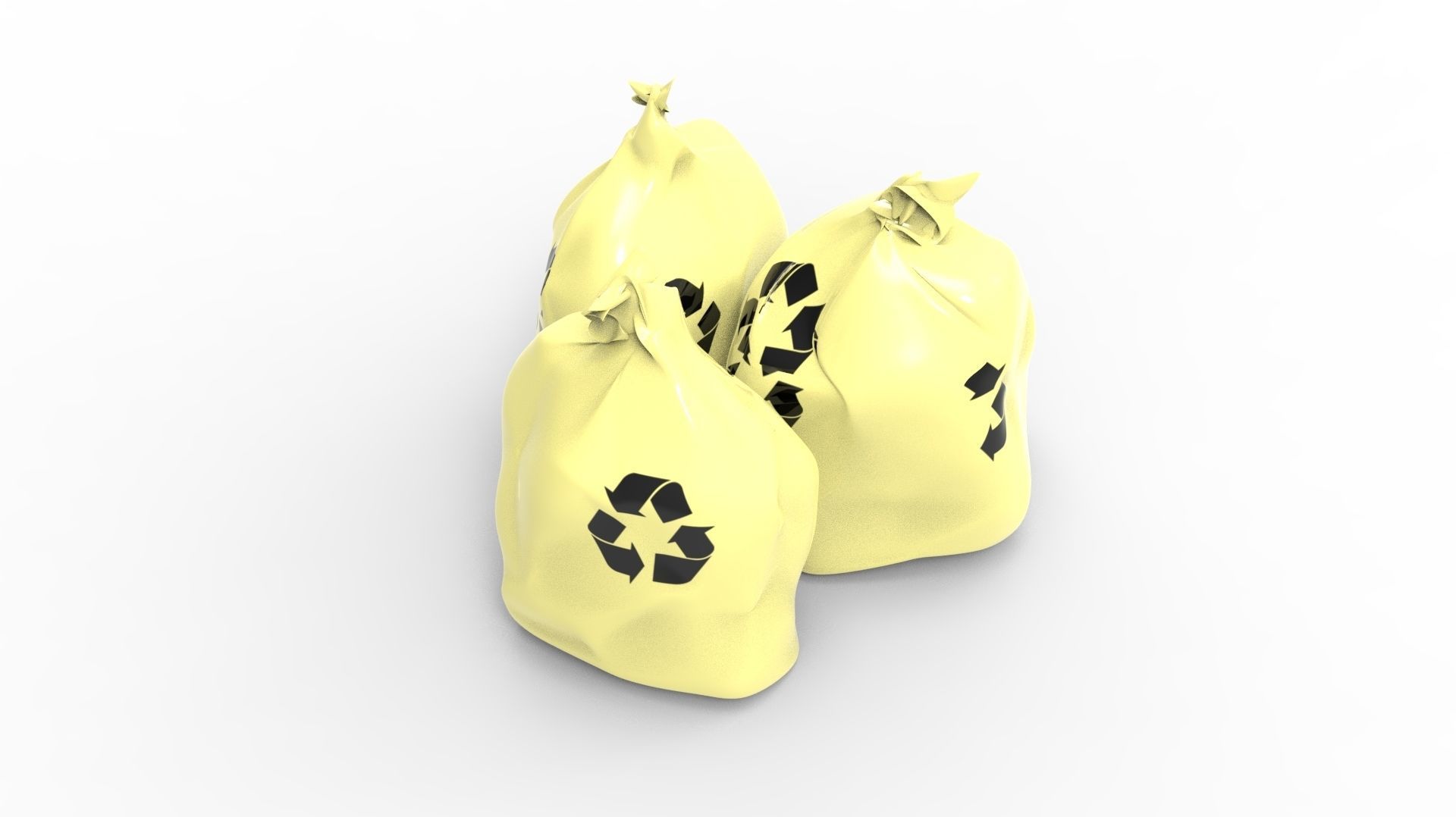 RUBBISH YELLOW 3D model_30