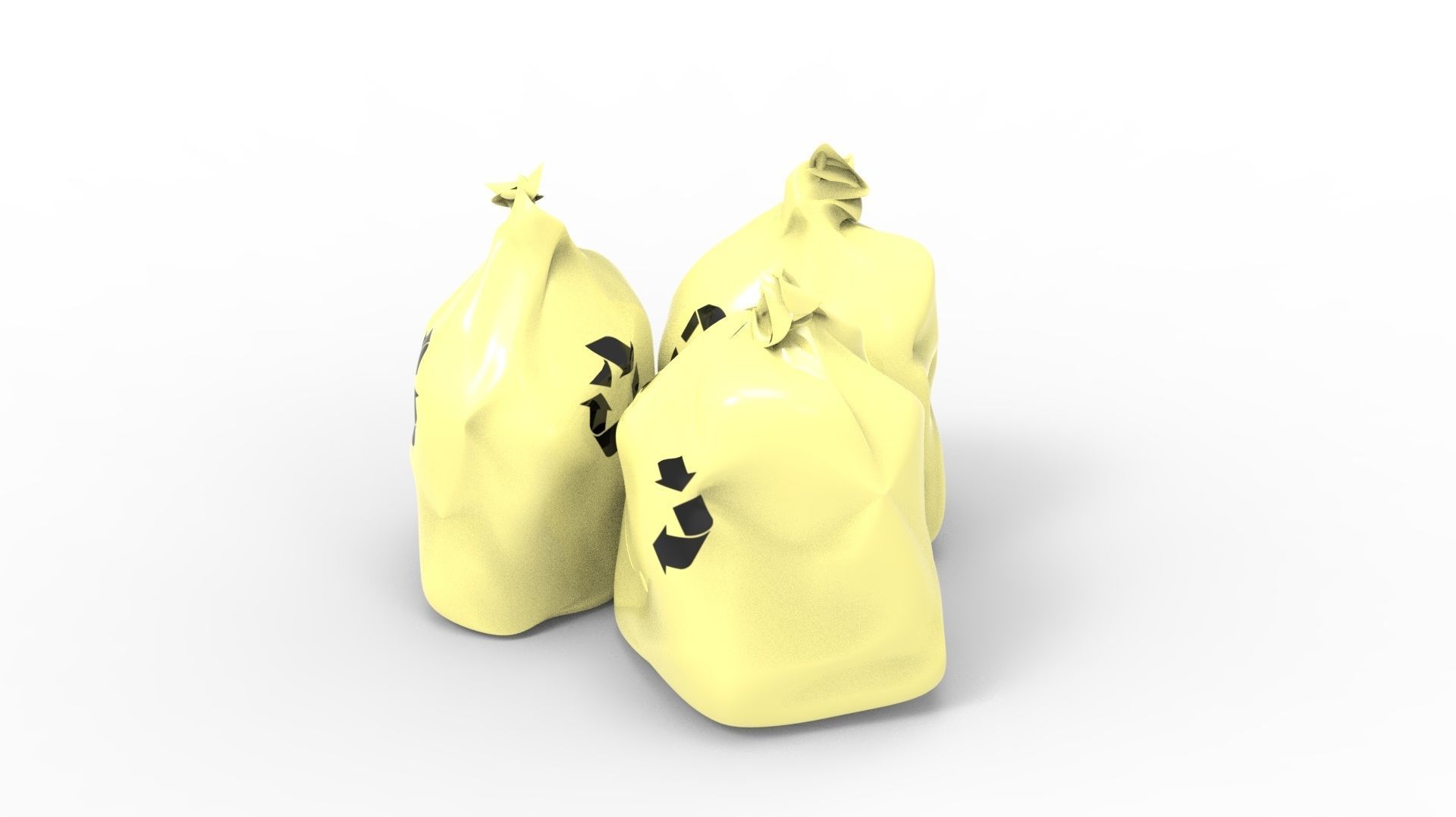 RUBBISH YELLOW 3D model_10