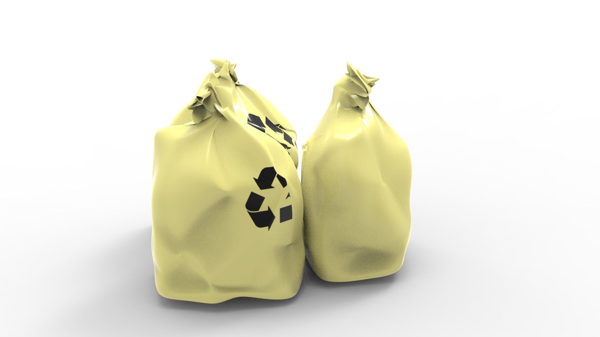 RUBBISH YELLOW 3D model_20
