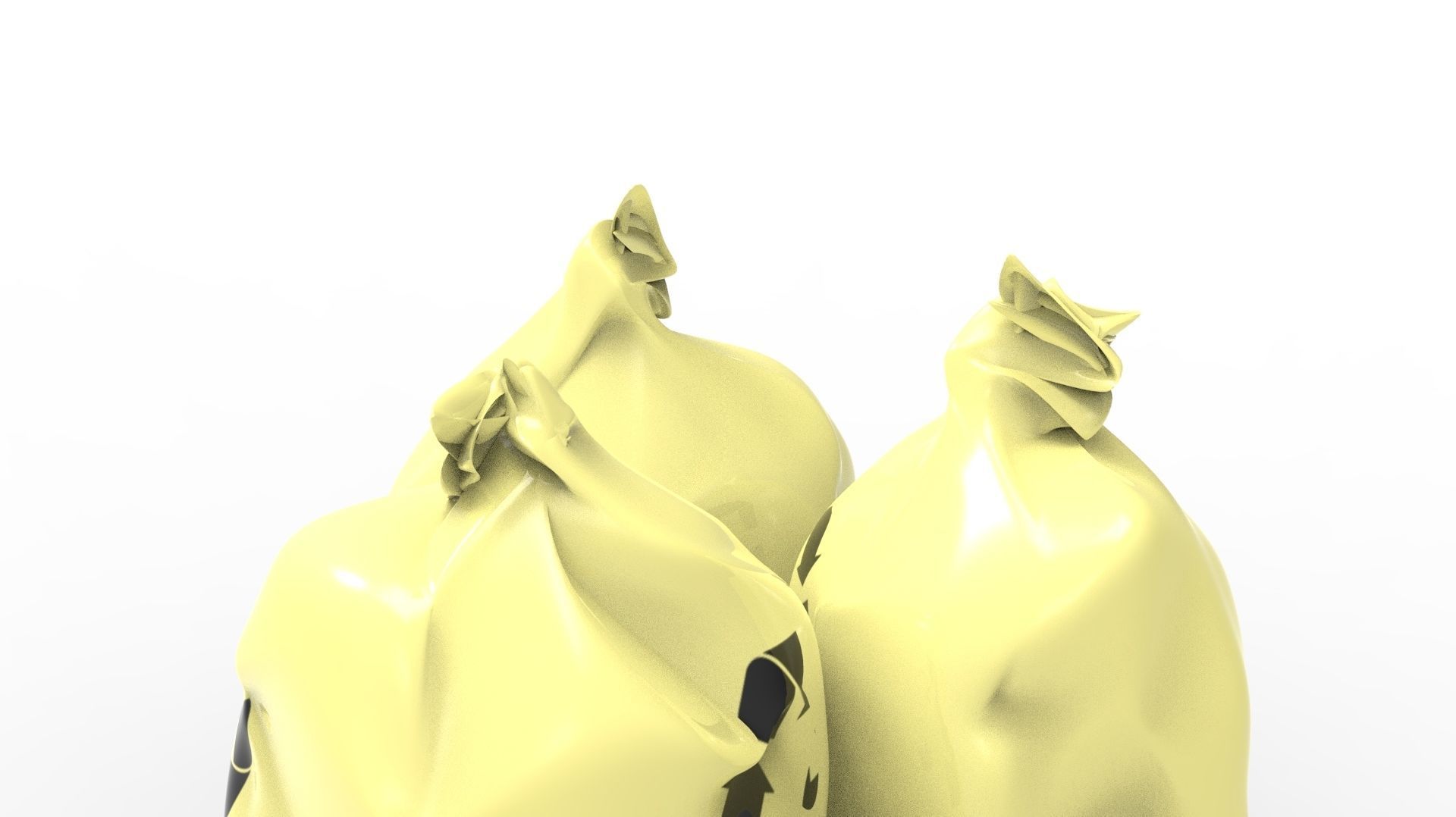 RUBBISH YELLOW 3D model_8