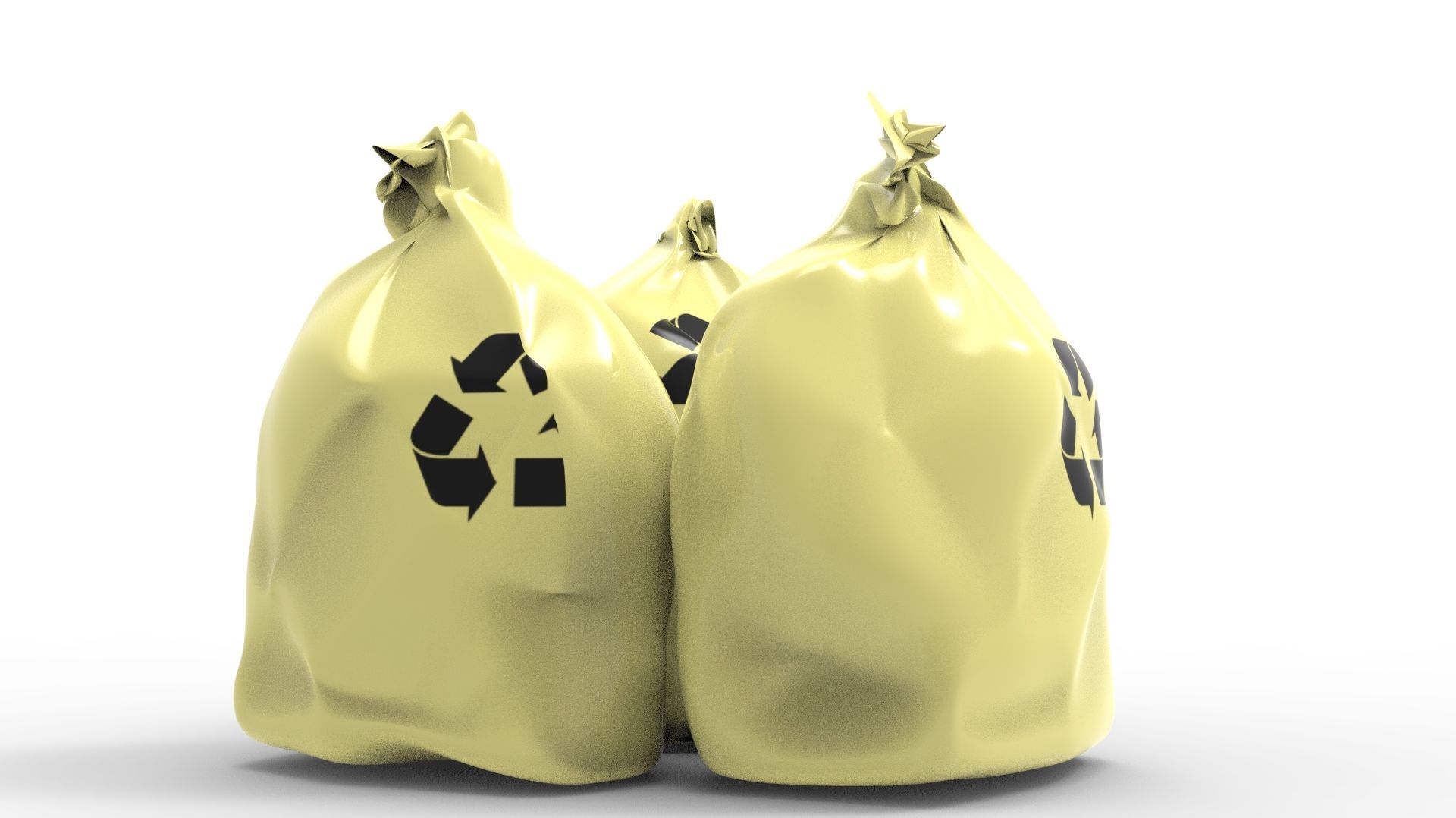 RUBBISH YELLOW 3D model_5