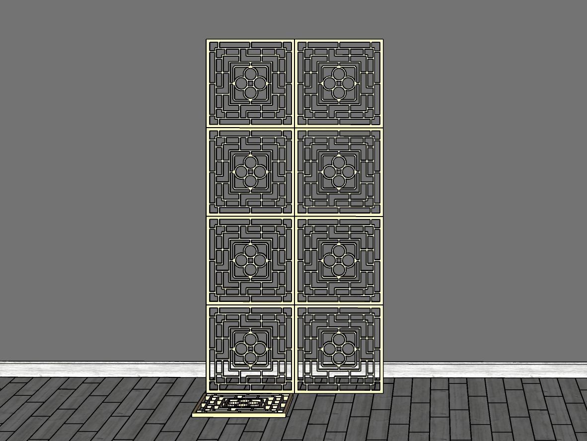 Decorative Panels Pack 5 3D Model Collection_6
