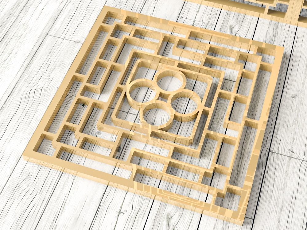 Decorative Panels Pack 5 3D Model Collection_9