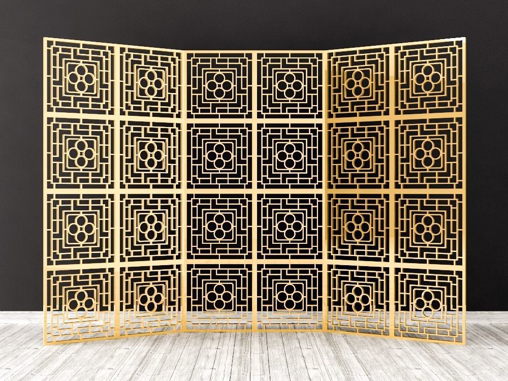 Decorative Panels Pack 5 3D Model Collection_11