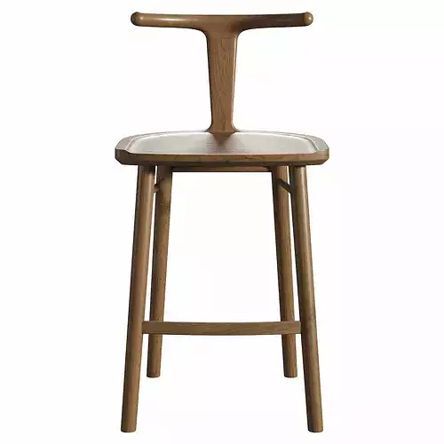 Oxbend Stool 3D model 3