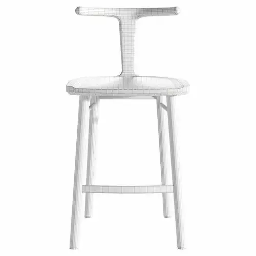 Oxbend Stool 3D model 4