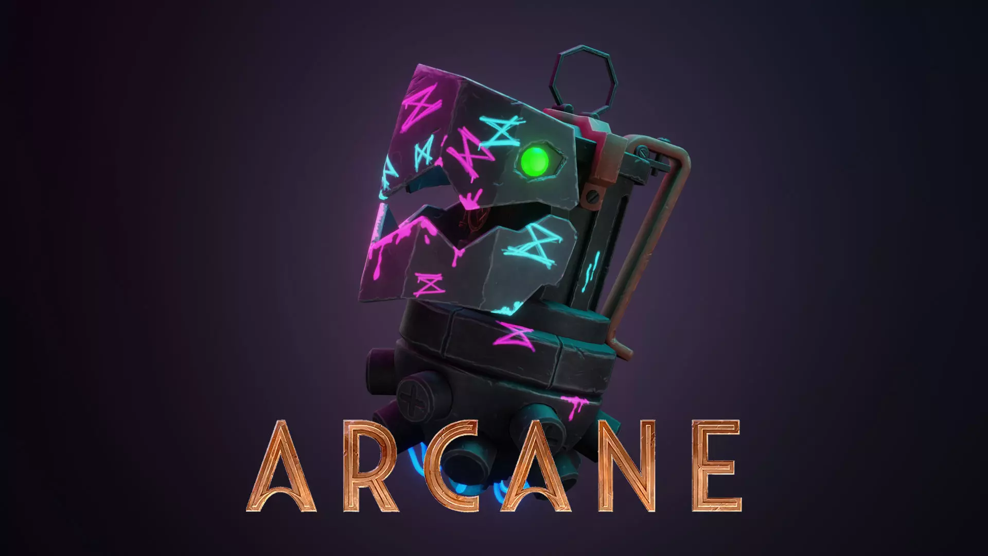 Arcane Jinx BOMB Grenade game-ready Low-poly 3D model_0