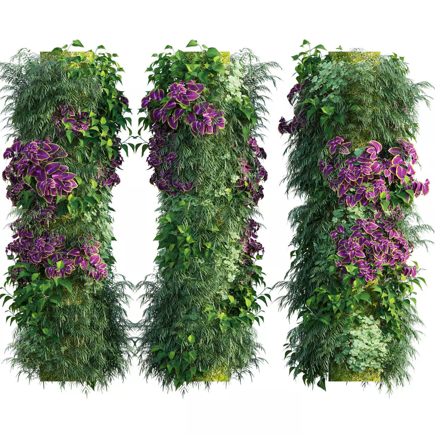 Vertical garden 26 3D model_0