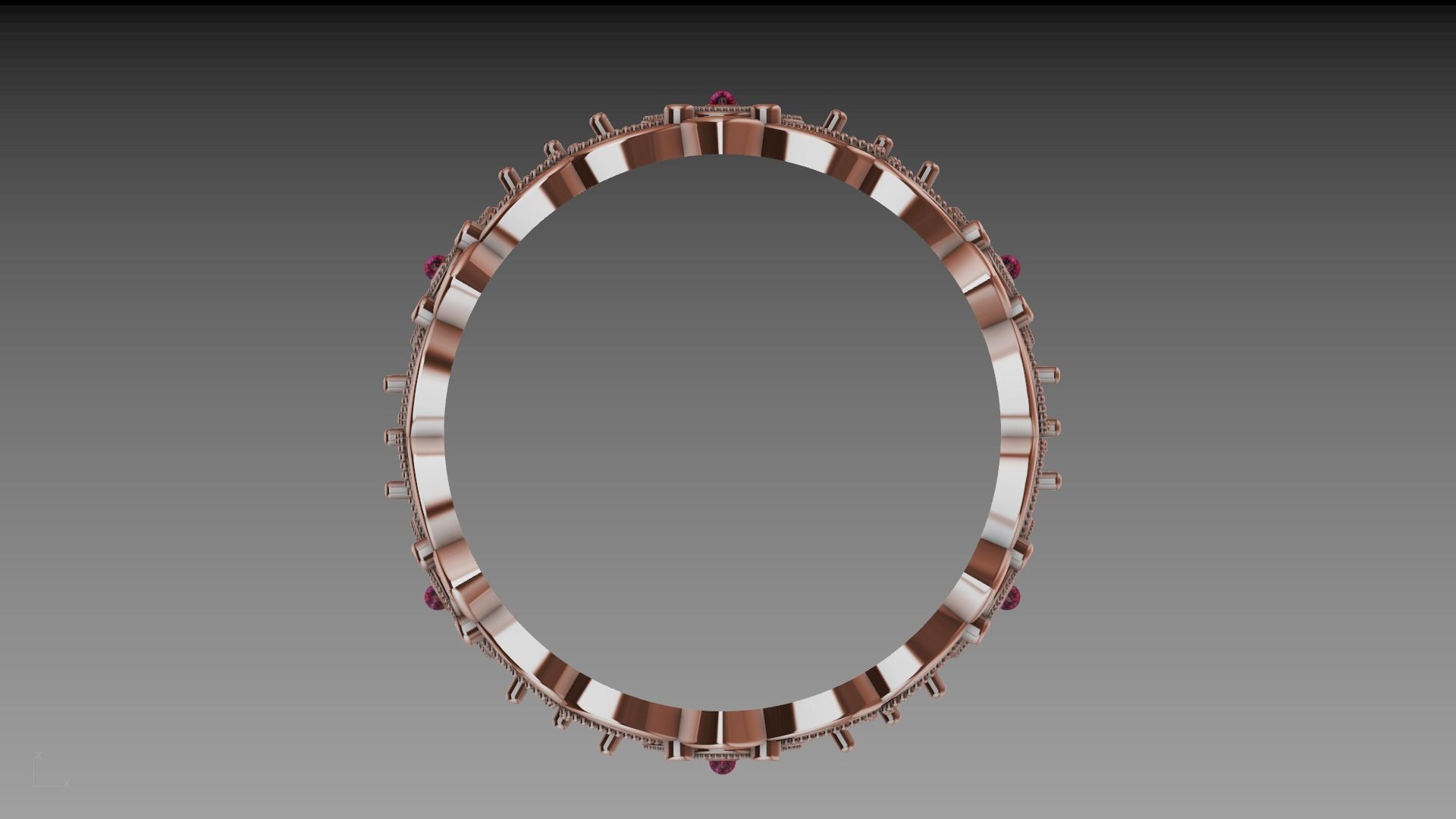 floral marquise ring stl verified  3D print model_28