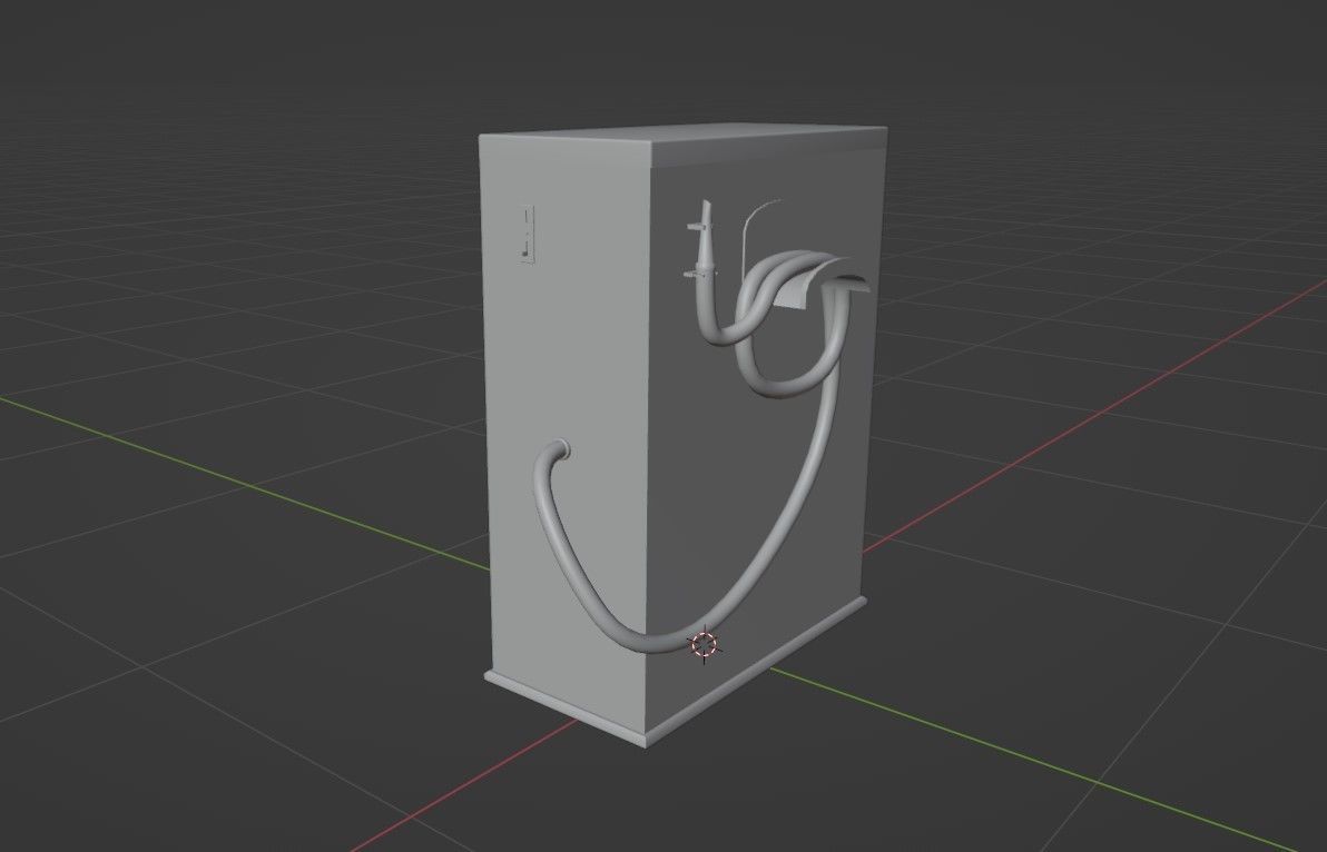 3D model Gas Stations Vacuum Cleaner VR / AR / lowpoly CGTrader
