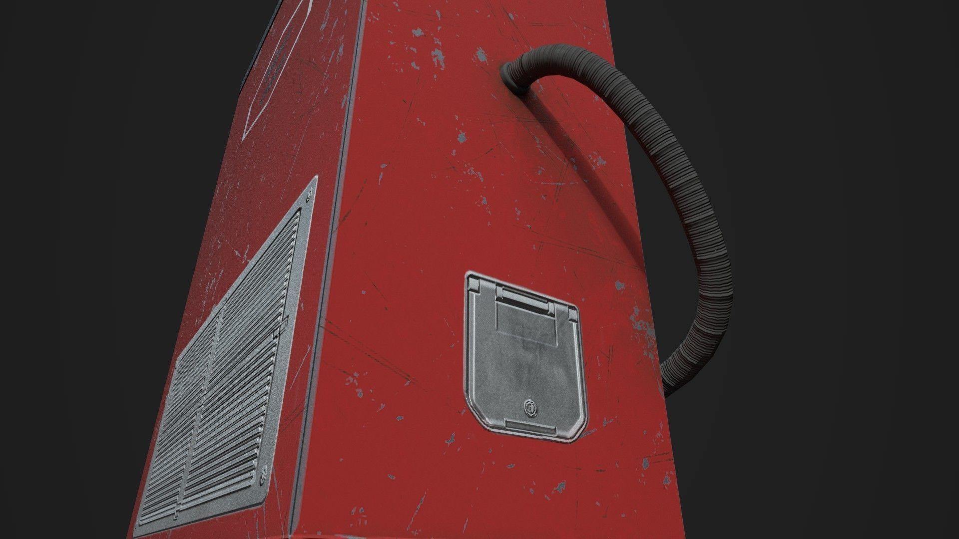 3D model Gas Stations Vacuum Cleaner VR / AR / lowpoly CGTrader