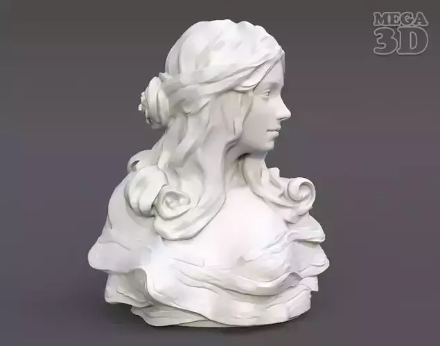 Female Bust Statue 220527 3D print model