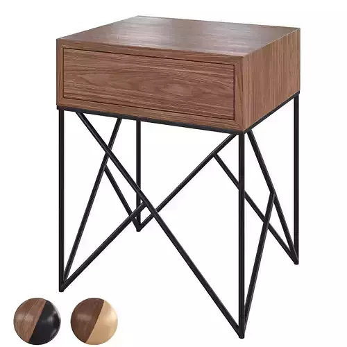 Bedside table Prince 3D model