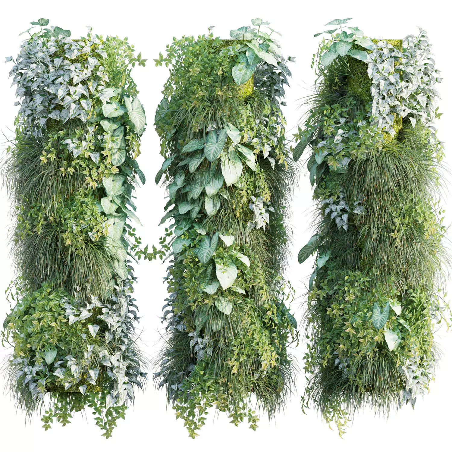 Vertical garden 24 3D model_0
