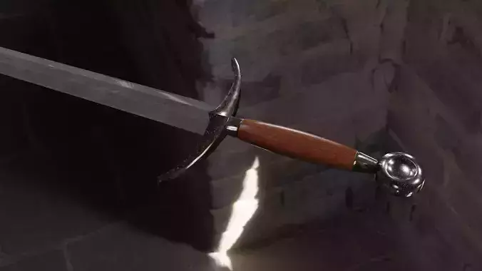 Sword in brick wall