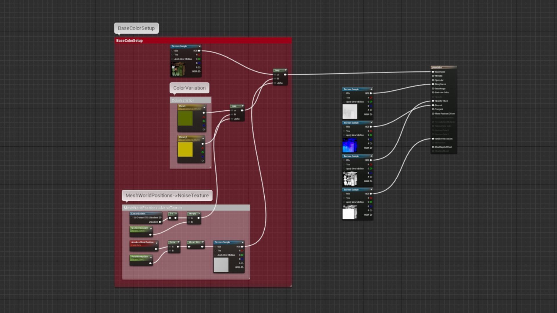 Stylized Foliage Pack - UE4 preview images Low-poly 3D model_5