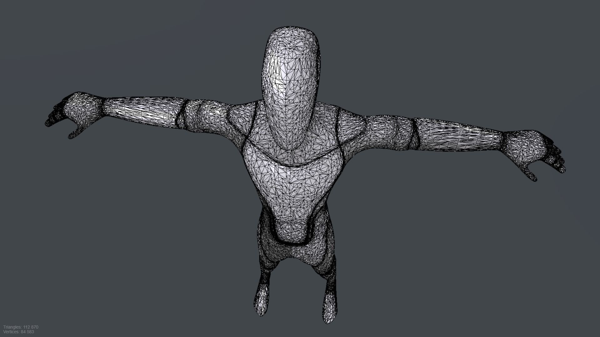 TESLA BOT CHARACTER PBR Low-poly 3D model_10