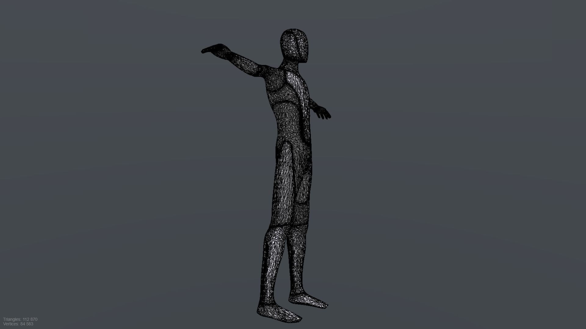 TESLA BOT CHARACTER PBR Low-poly 3D model_8