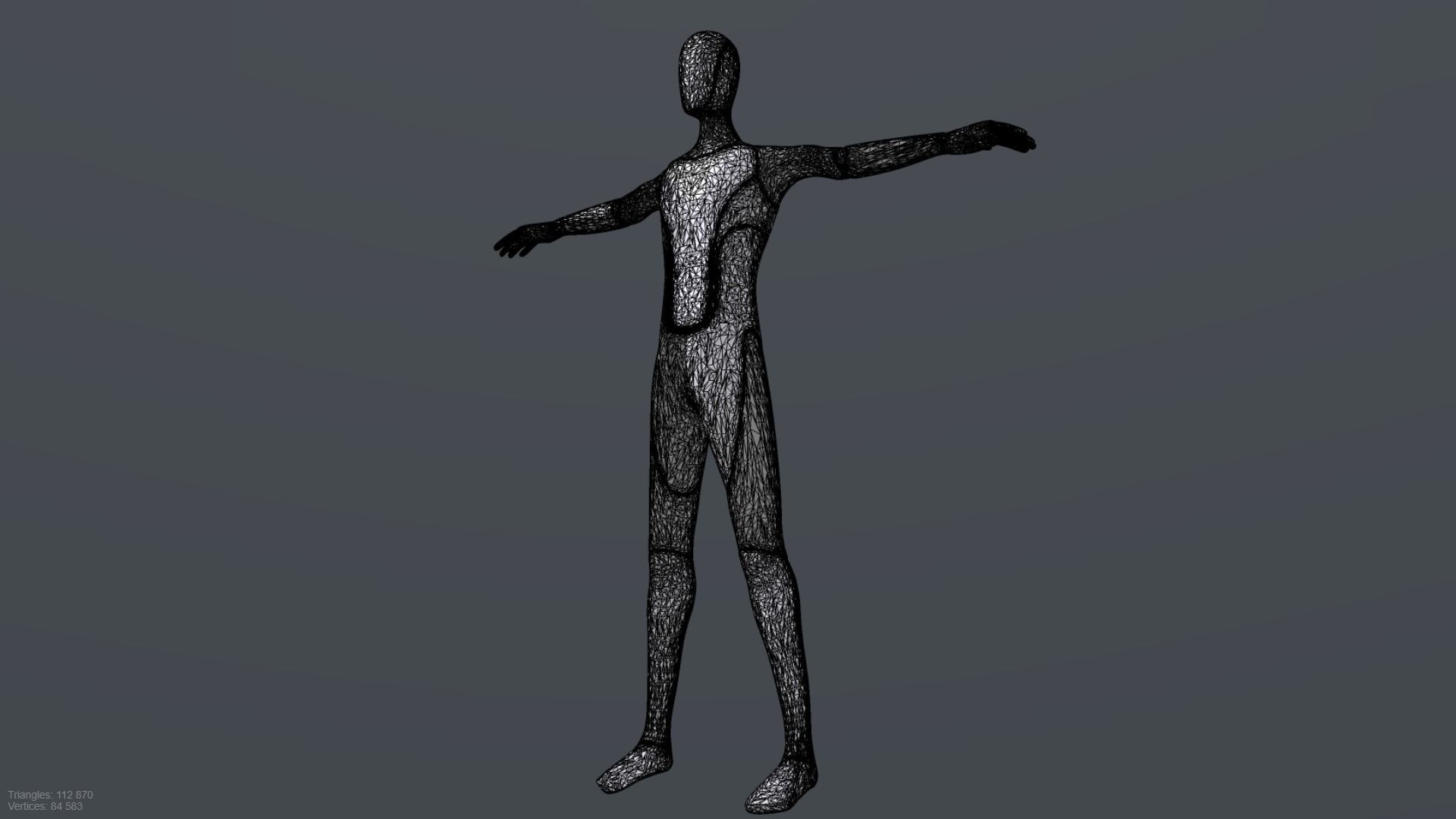 TESLA BOT CHARACTER PBR Low-poly 3D model_2