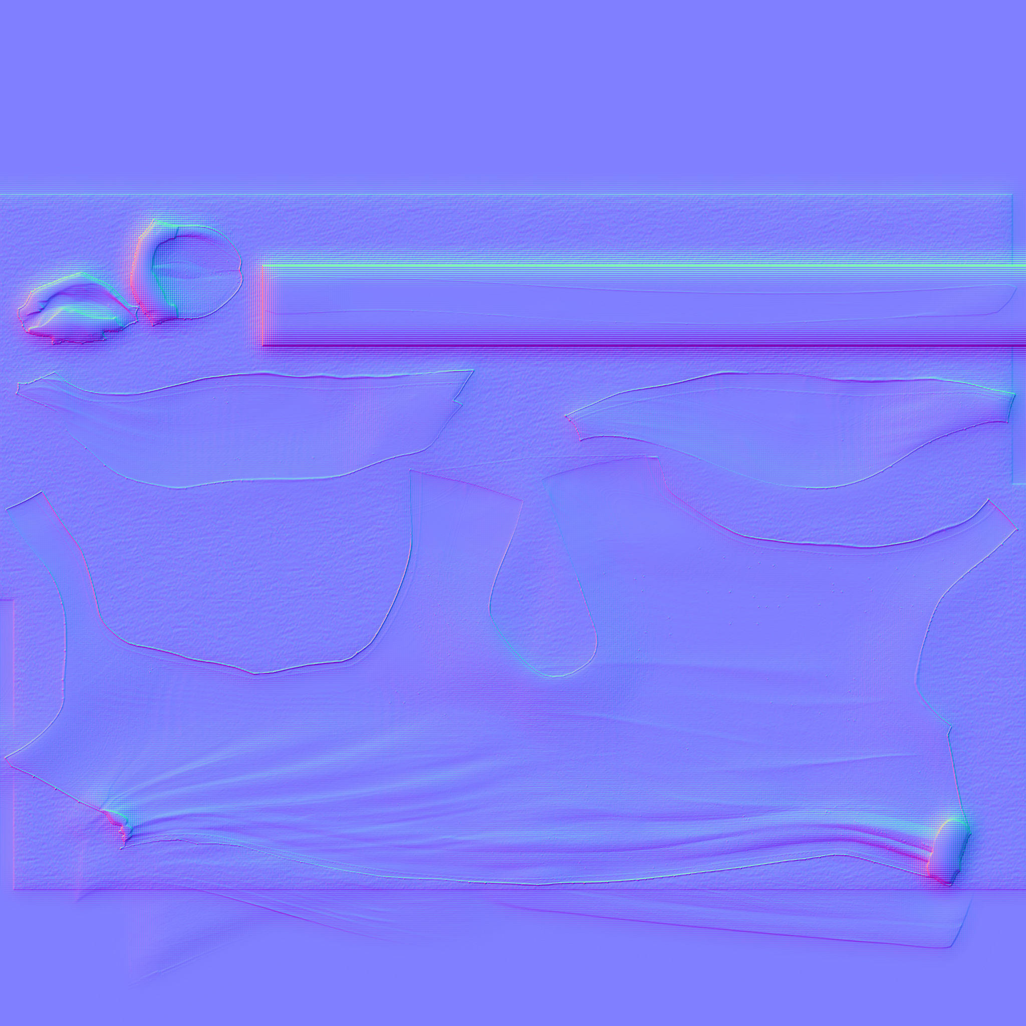 Off Shoulder Crop Tied T-shirt Low-poly 3D model_12