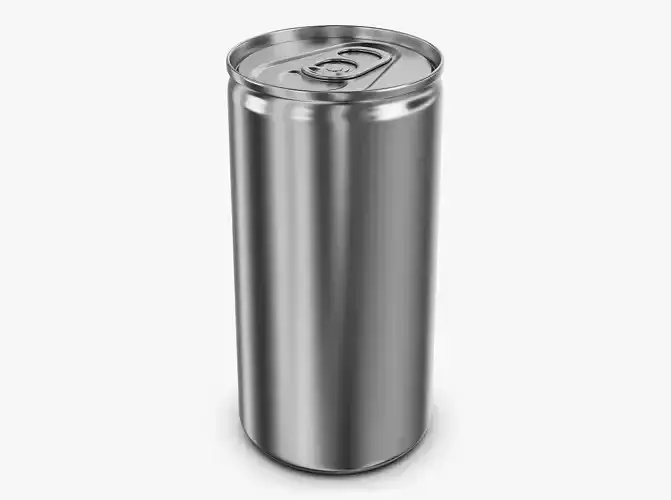 Aluminum Slim Can 180ml v 1 3D model