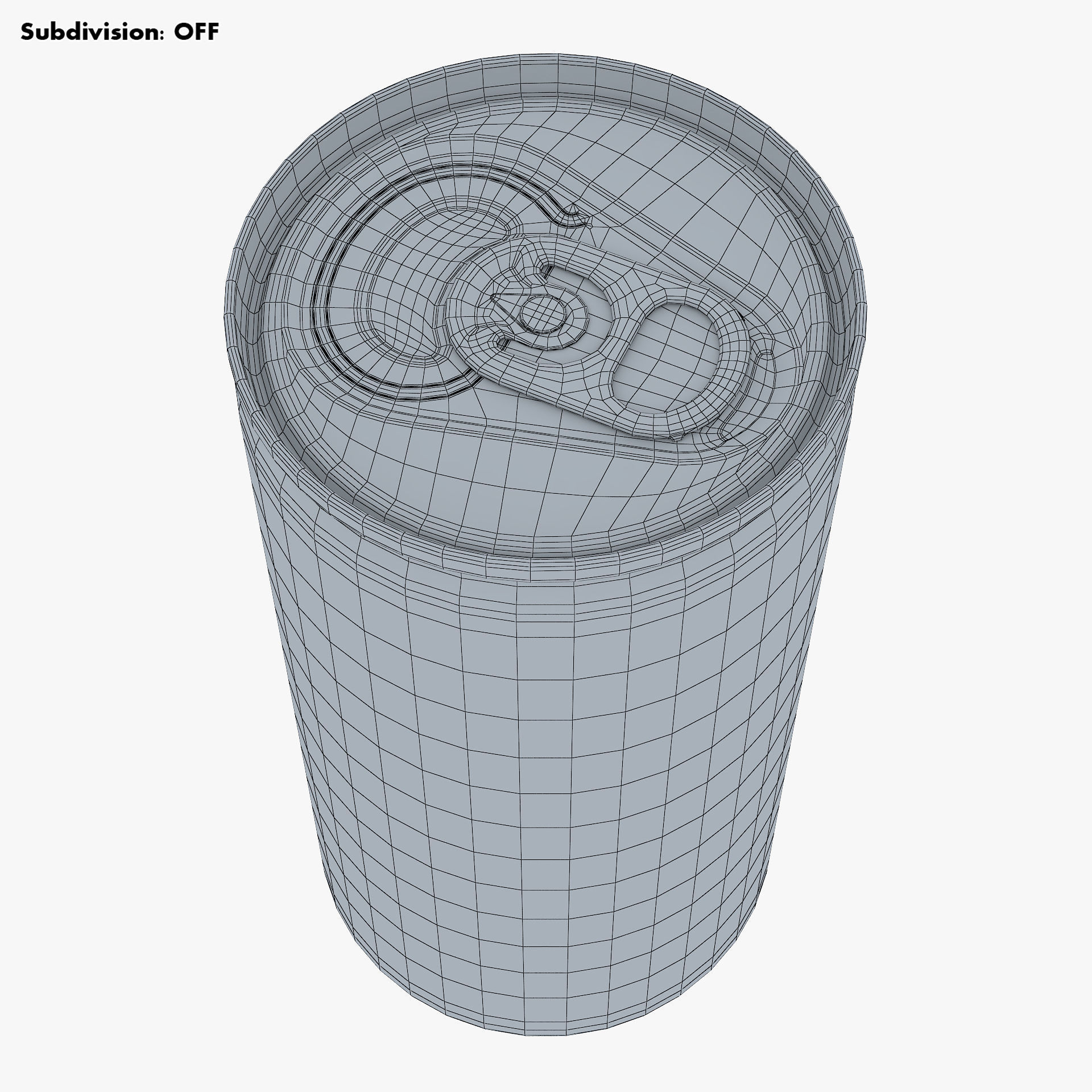 Aluminum Slim Can 180ml v 1 3D model_13