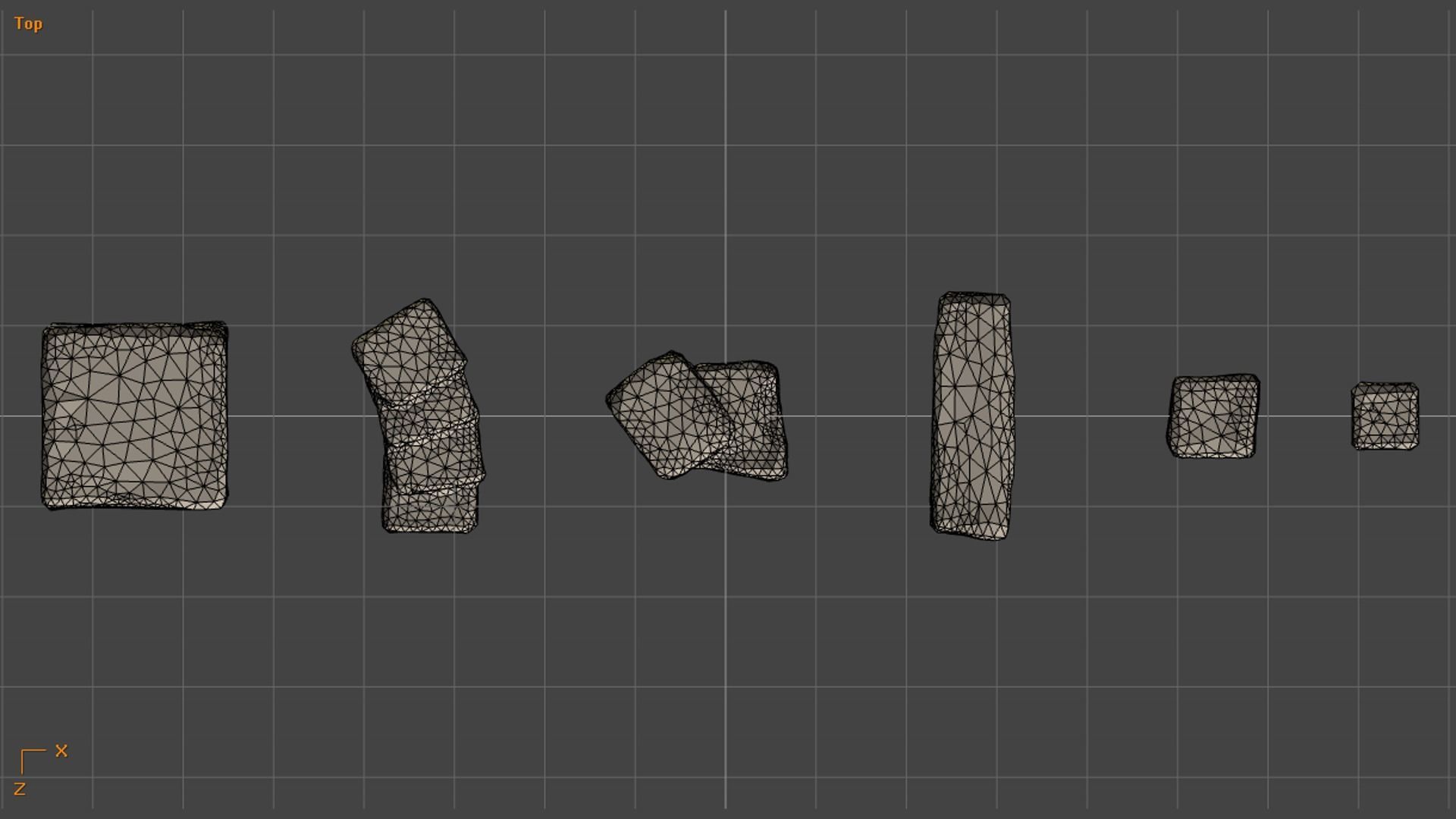 Stone Platforms Low-poly 3D model_17