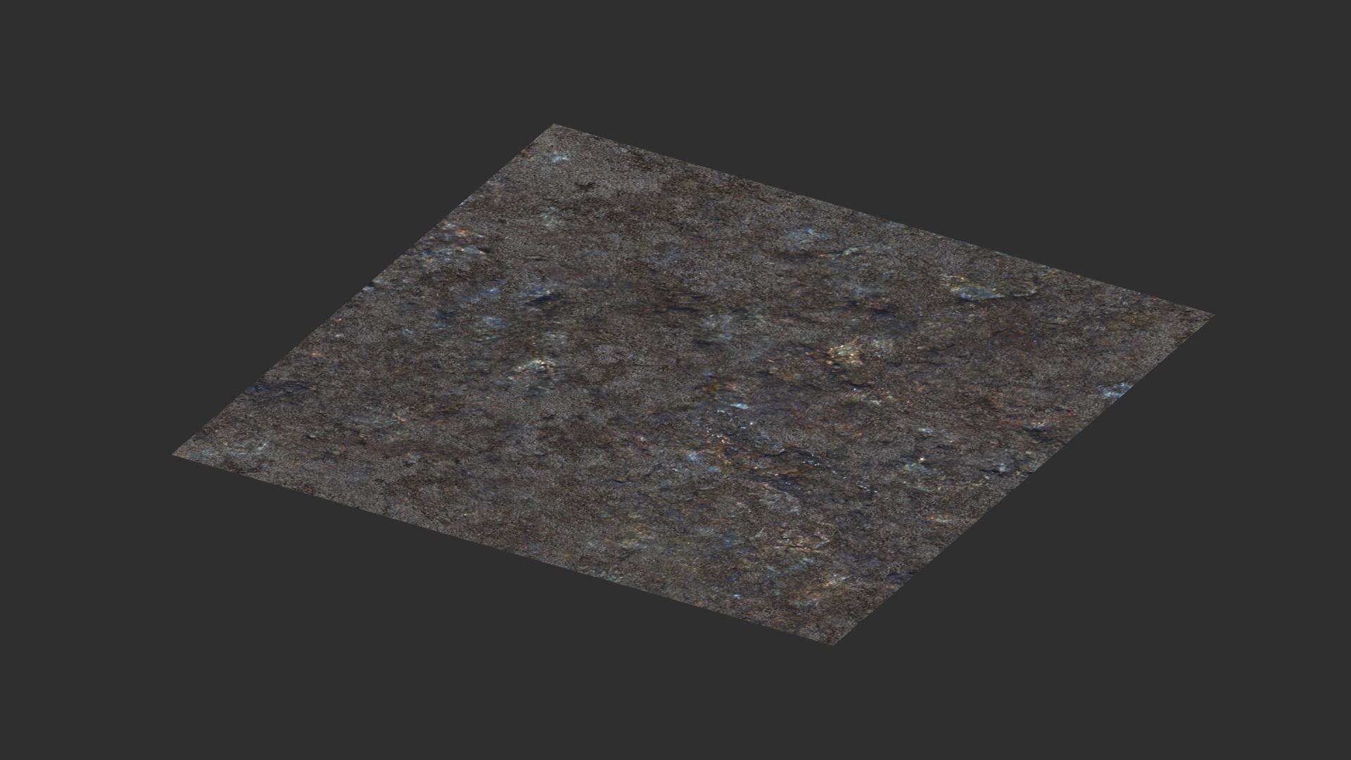 Stone Platforms Low-poly 3D model_14