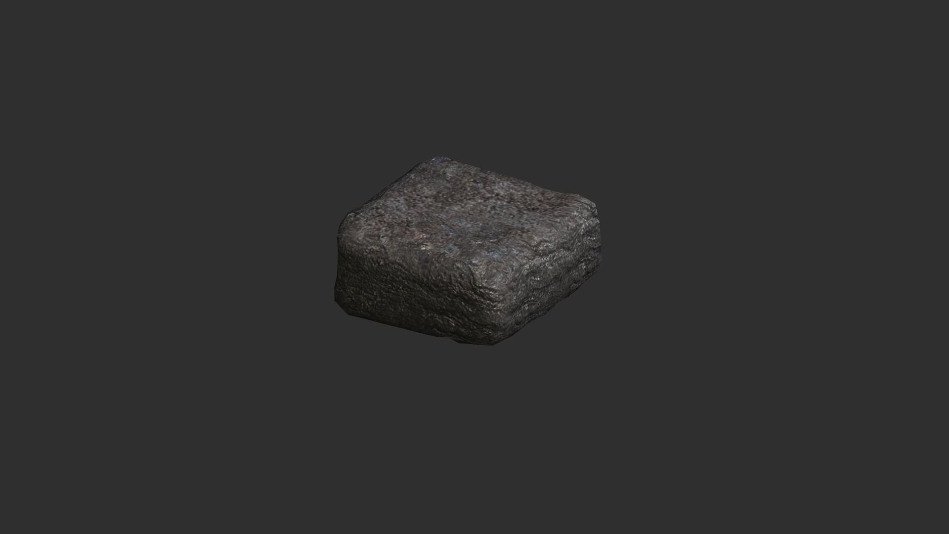 Stone Platforms Low-poly 3D model_8