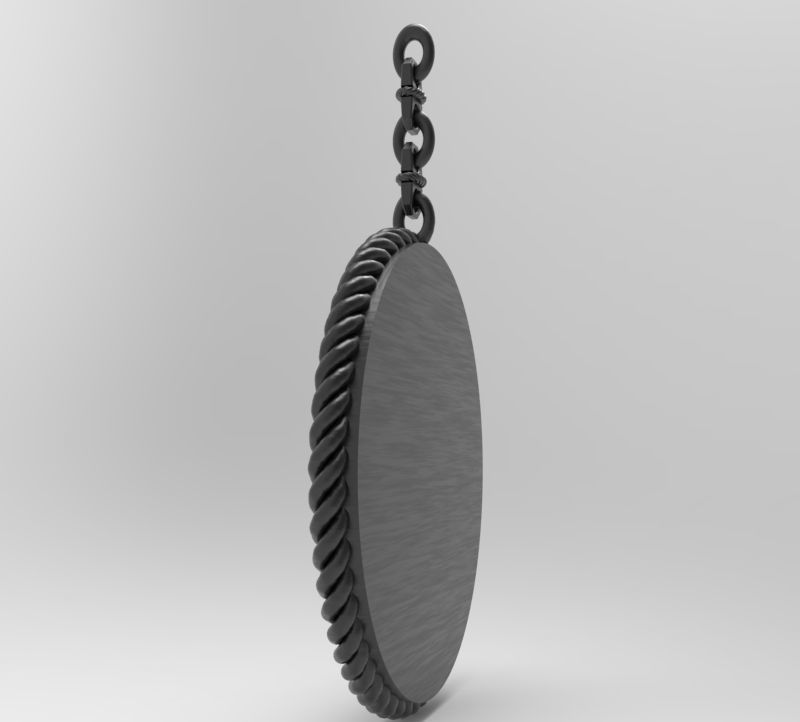 pendant Wind rose 3D print model_22