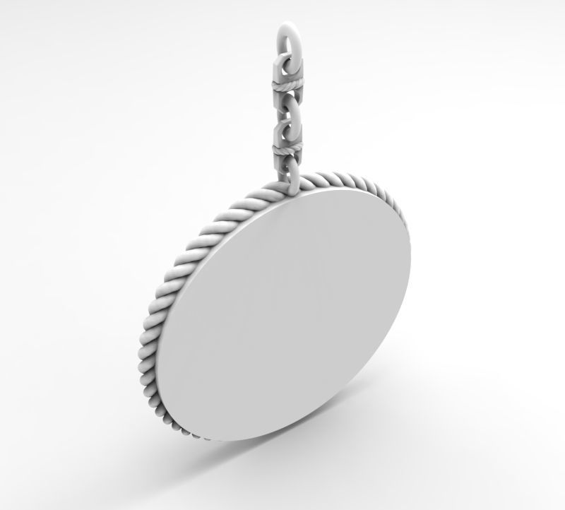 pendant Wind rose 3D print model_16