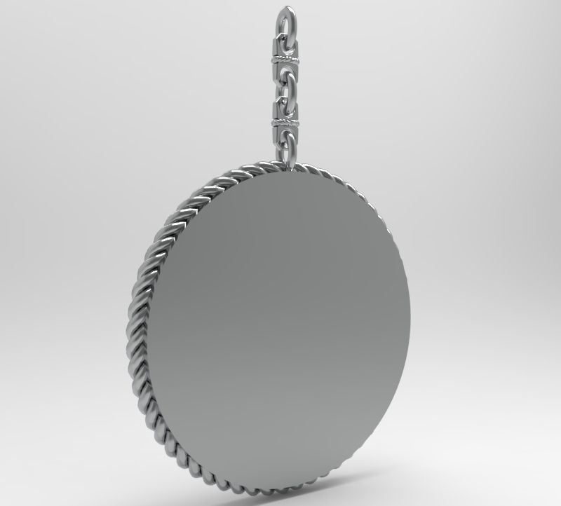 pendant Wind rose 3D print model_12