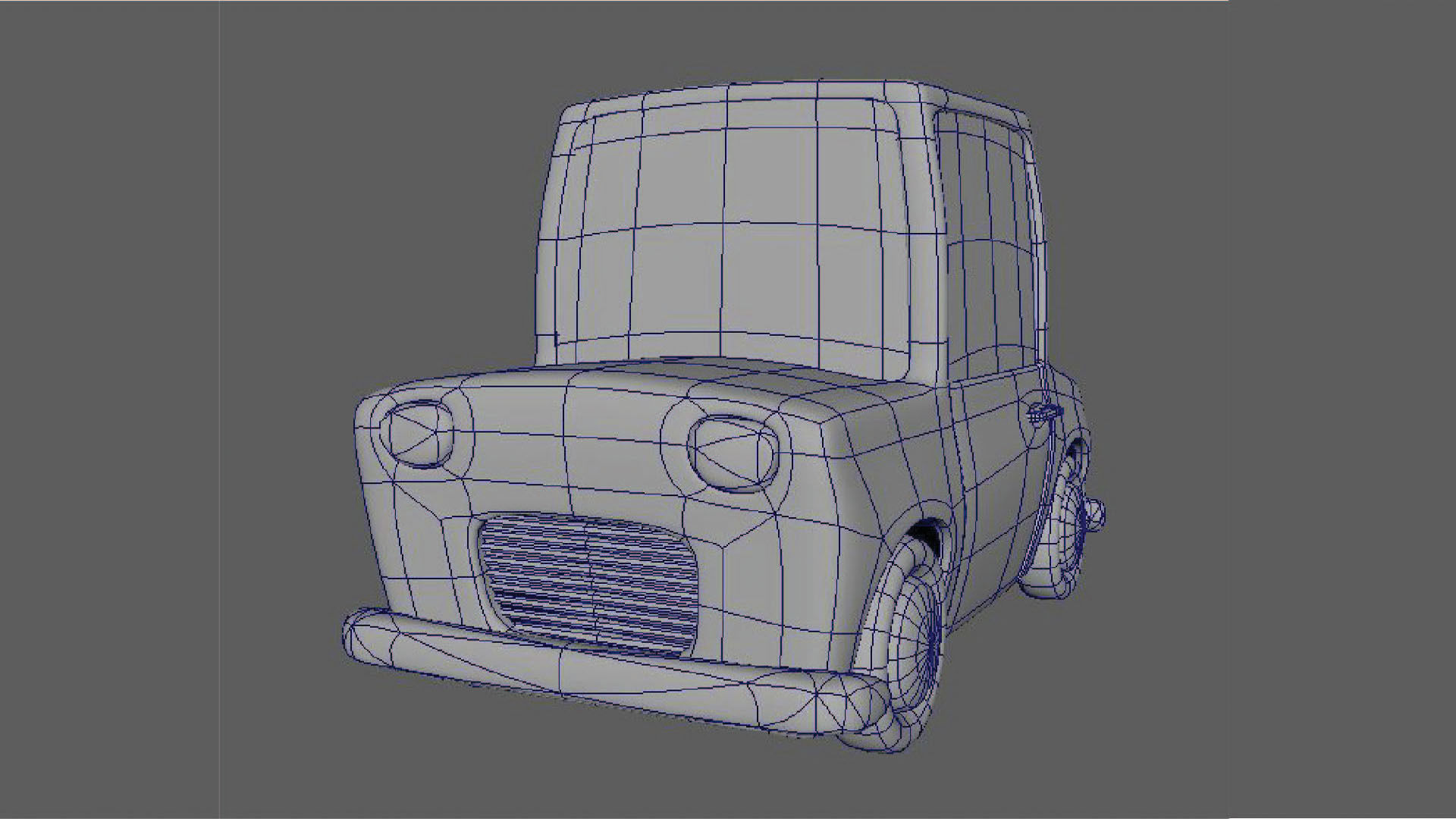 Cartoon Toy Car 3D model_5