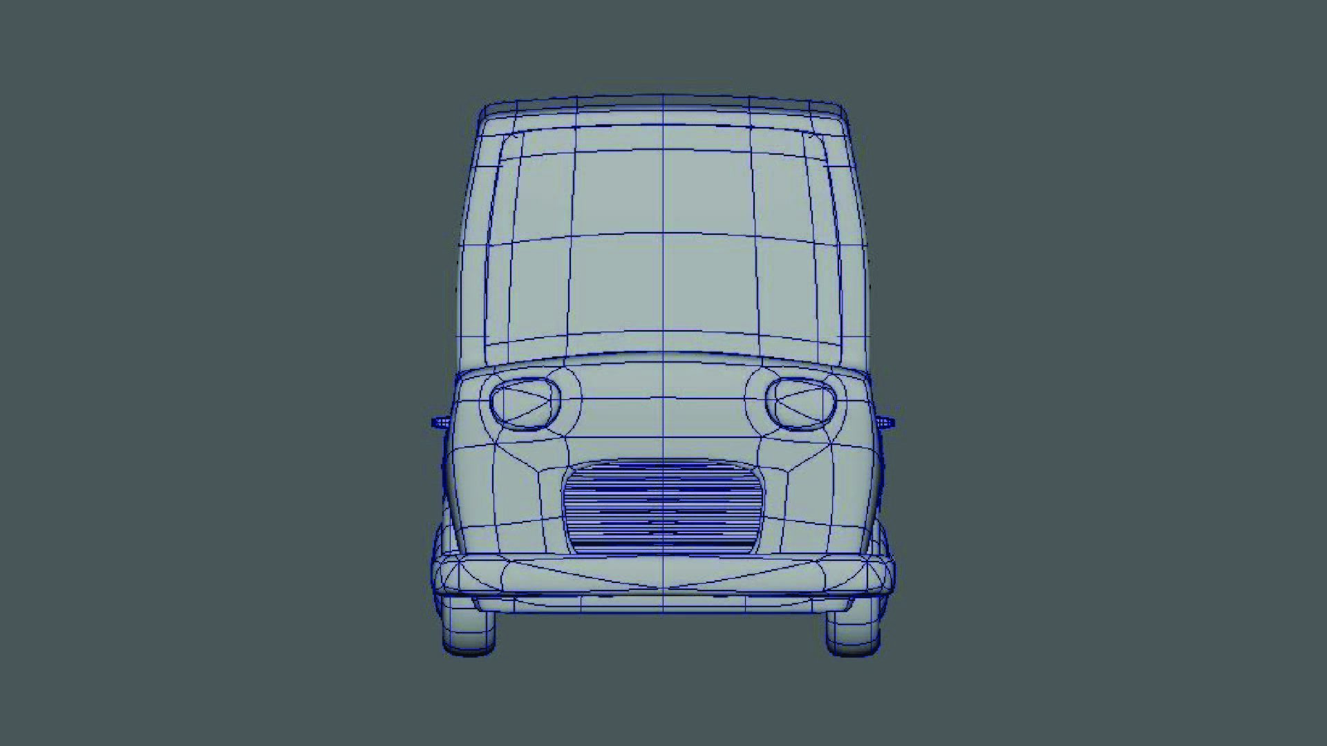 Cartoon Toy Car 3D model_6