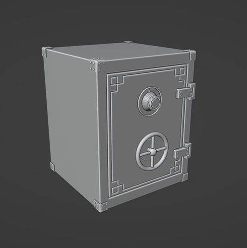SAFE BOX - 1-35 scale diorama accessory 3D print model