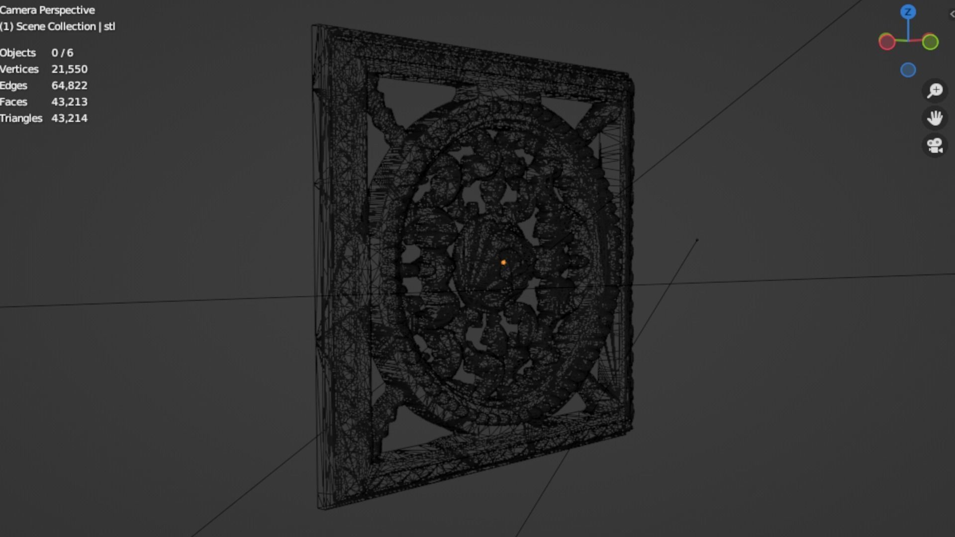 Classic decor ornament 192 3D print model_6