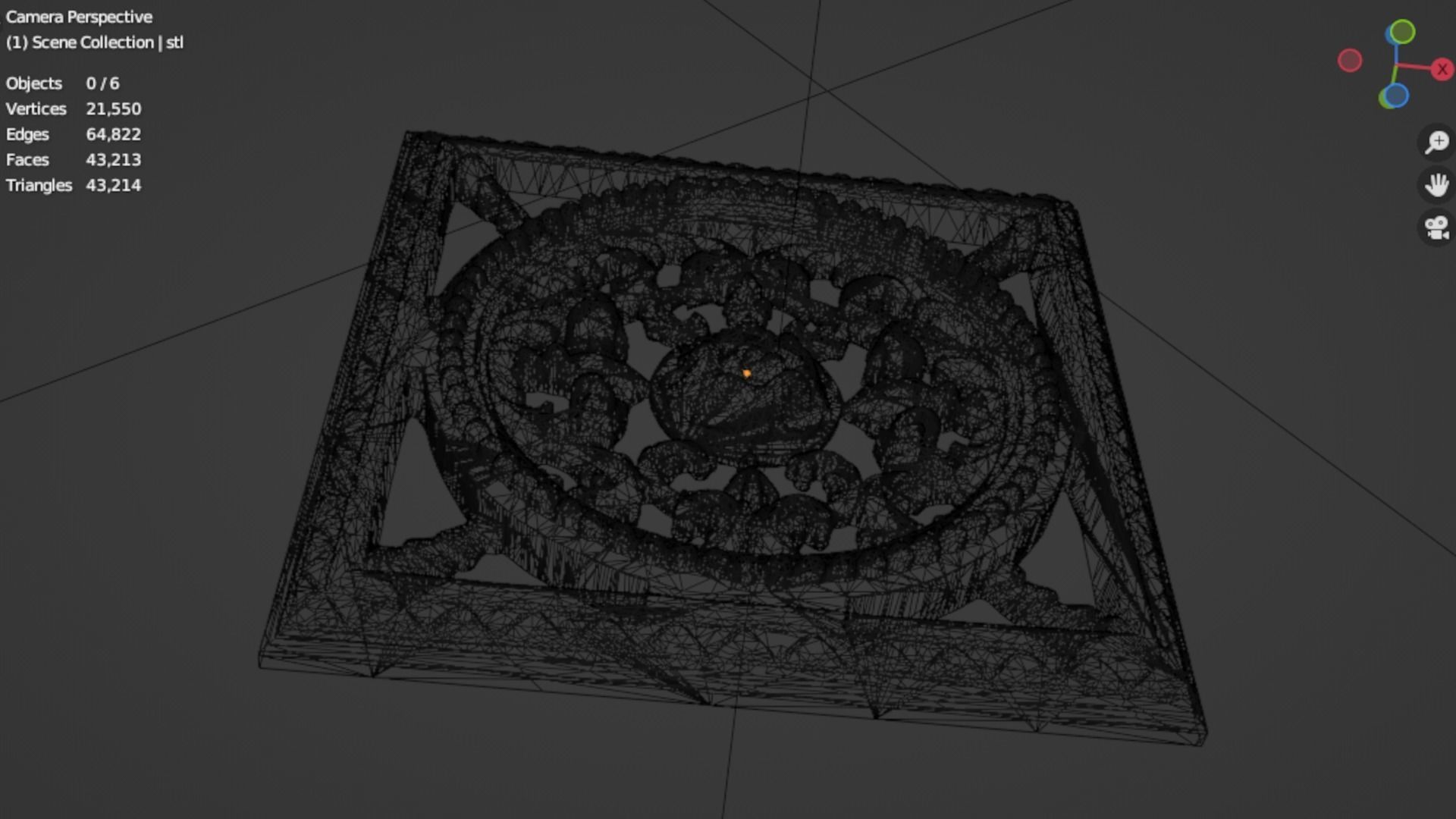 Classic decor ornament 192 3D print model_7