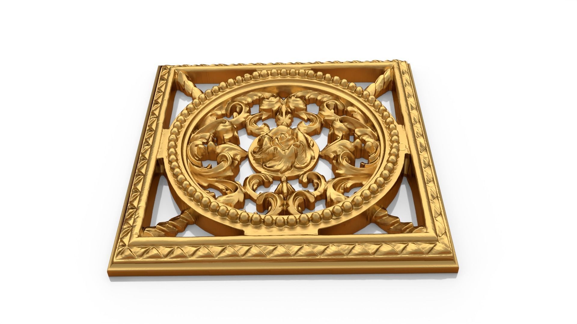 Classic decor ornament 192 3D print model_3