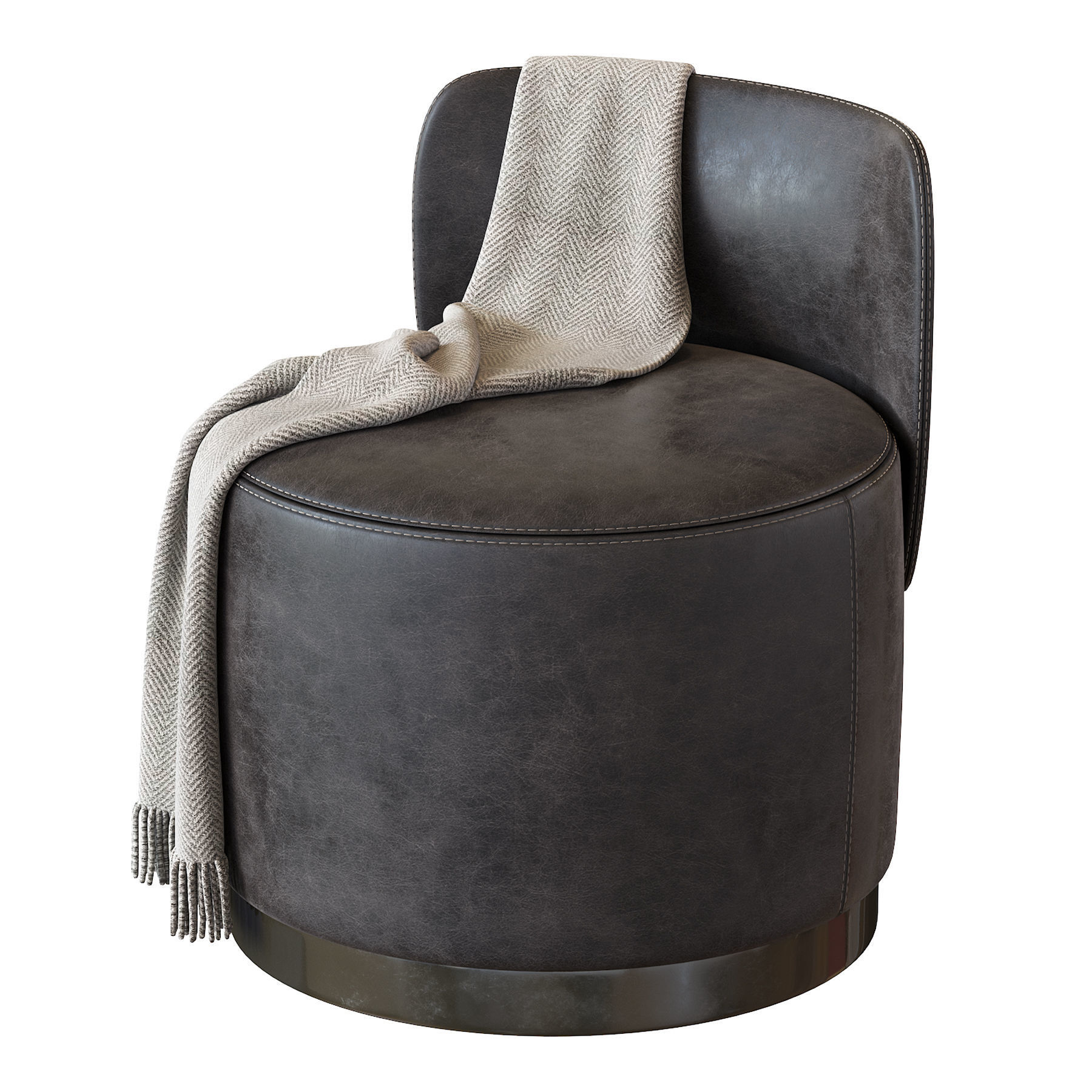 Pouf Andrew Martin 3D model_2