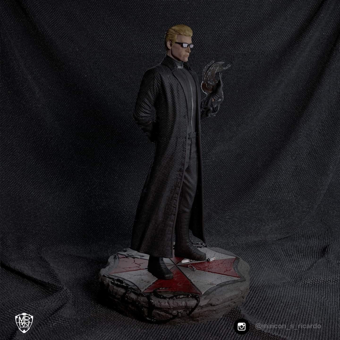 Wesker Resident Evil 5 3D print model_2
