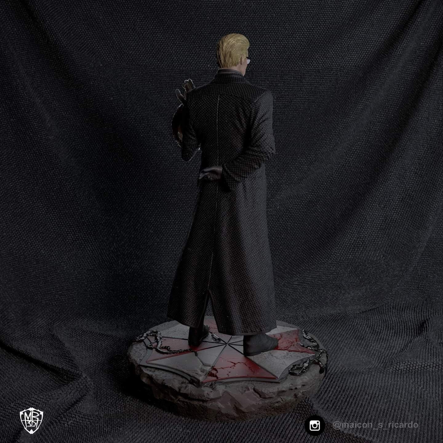 Wesker Resident Evil 5 3D print model_13