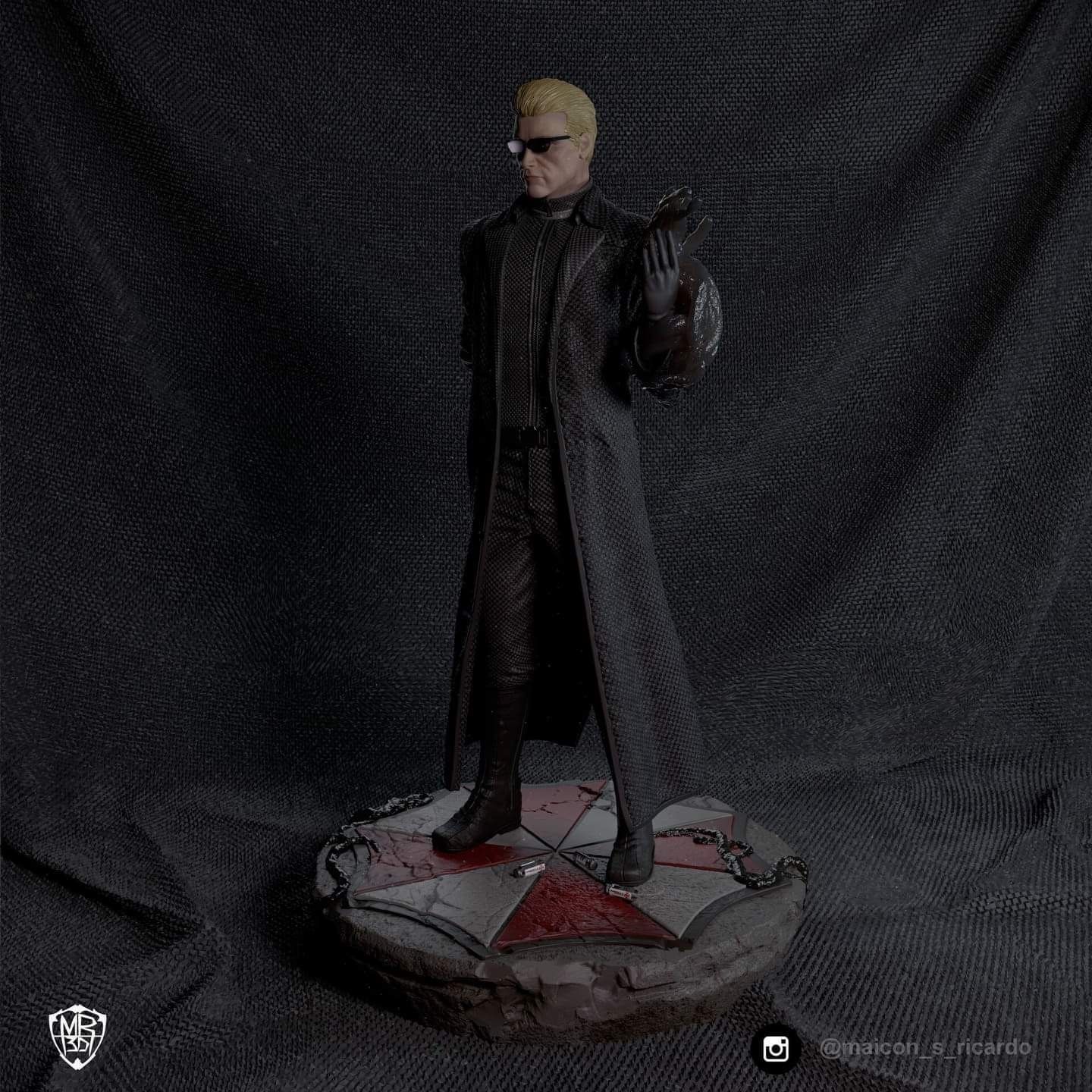 Wesker Resident Evil 5 3D print model_14