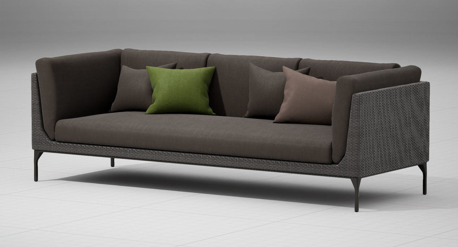 Dedon Mu Sofa 002 UE4 3D model_1