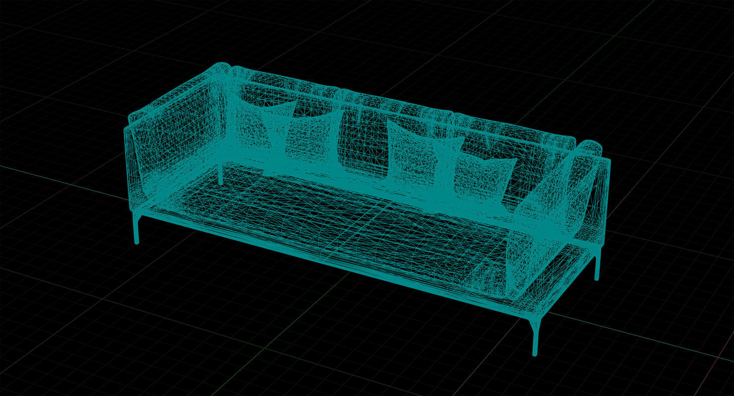 Dedon Mu Sofa 002 UE4 3D model_6