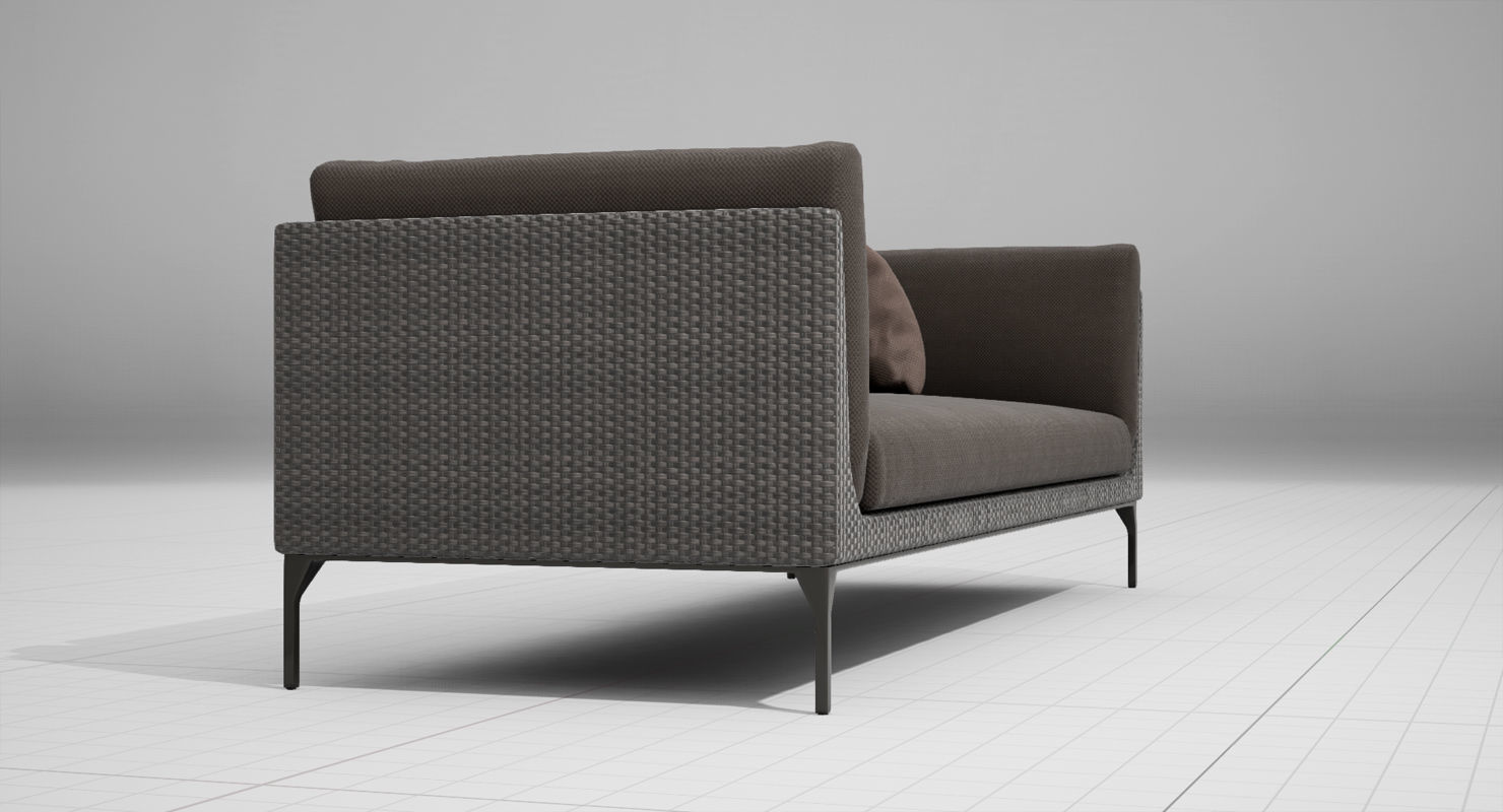 Dedon Mu Sofa 002 UE4 3D model_3