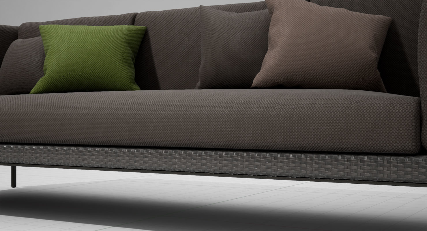 Dedon Mu Sofa 002 UE4 3D model_2