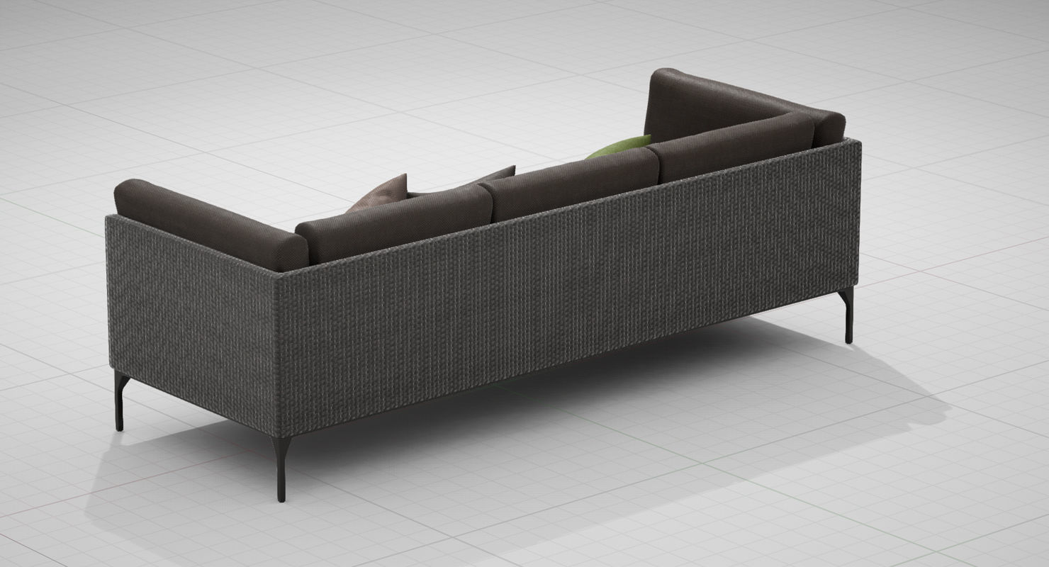 Dedon Mu Sofa 002 UE4 3D model_9