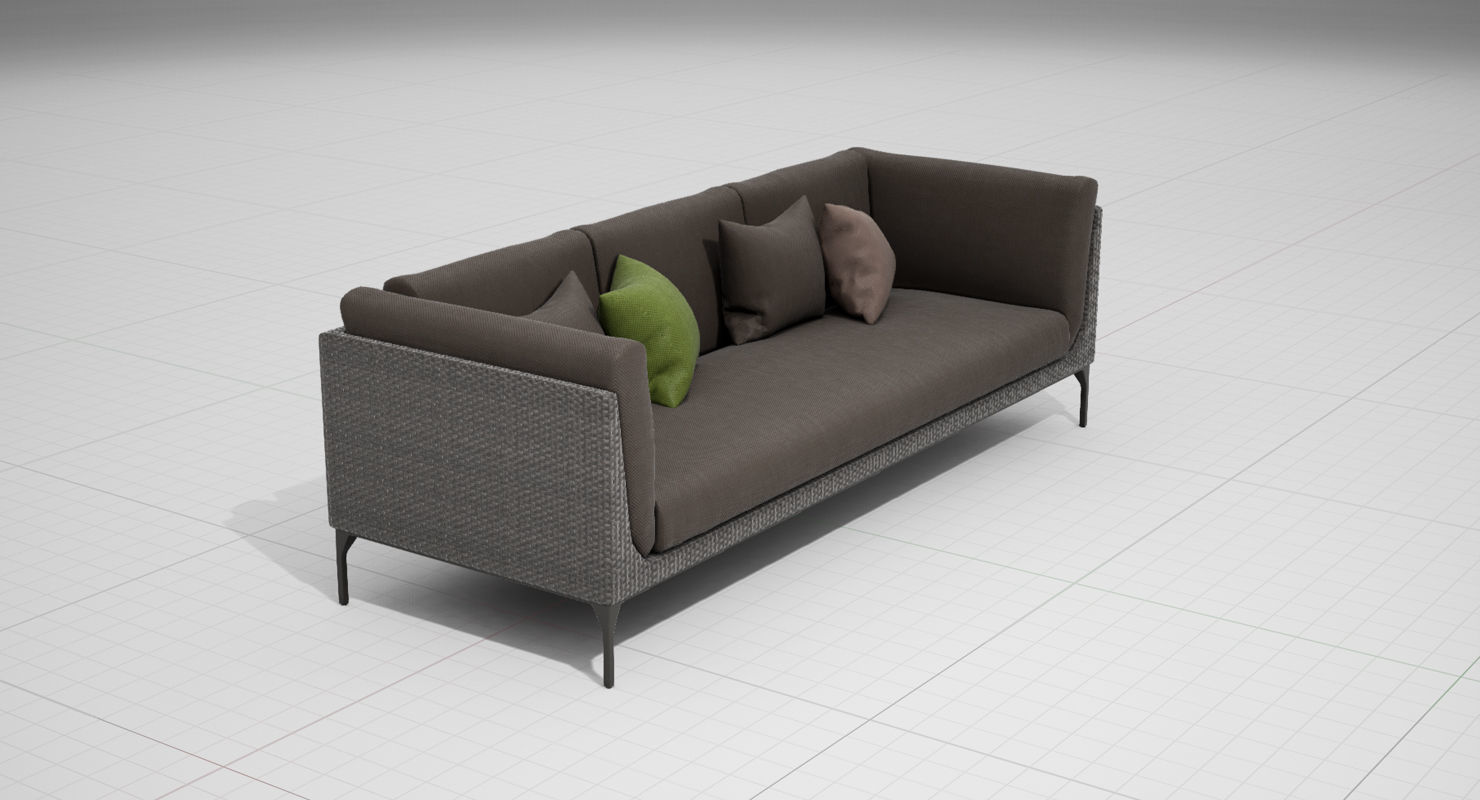 Dedon Mu Sofa 002 UE4 3D model_8